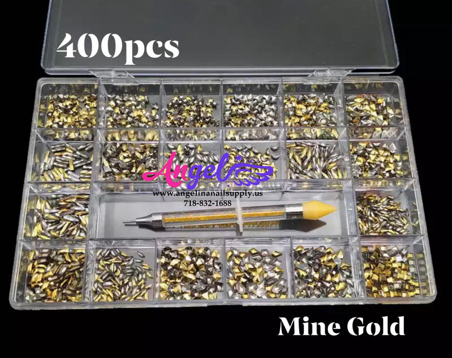 Diamond - Rhinestone Box set 400pcs - Angelina Nail Supply NYC