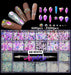 Diamond - Rhinestone Box set 600pcs + 2500pcs - Angelina Nail Supply NYC