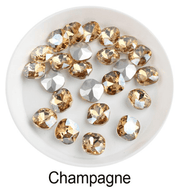 Diamond - Rhinestone | Single - Square | 8mm - 10mm - Angelina Nail Supply NYC