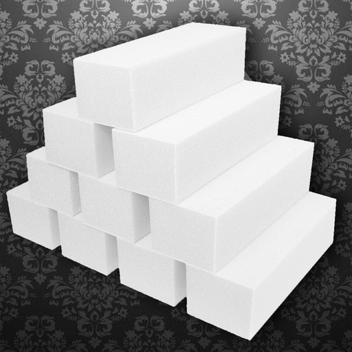 Dixon 3-Way Premium Buffer White/White Grit 80/150 (2pcs) - Angelina Nail Supply NYC