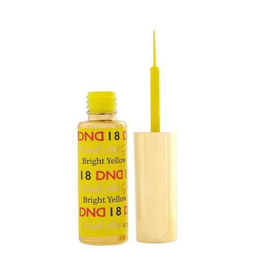DND Gel Art 18 Bright Yellow - Angelina Nail Supply NYC