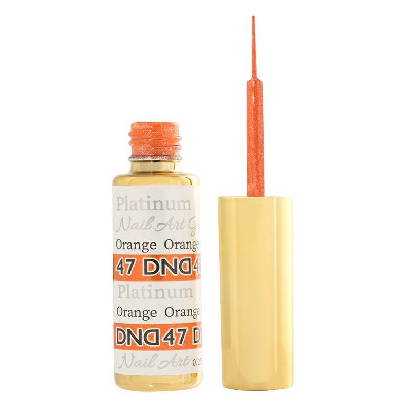 DND Gel Art 47 Orange - Angelina Nail Supply NYC