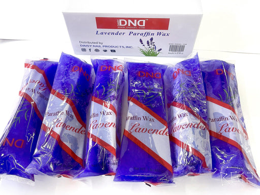 DND Paraffin Wax Lavender (case/6lbs) - Angelina Nail Supply NYC