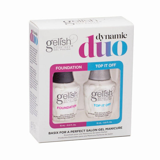 Gelish Dynamic Duo | Foundation and Top it off Combo - Angelina Nail Supply NYC
