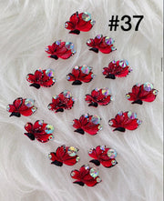 Handmade Nail 3D Flower (#031 - #040) - Angelina Nail Supply NYC