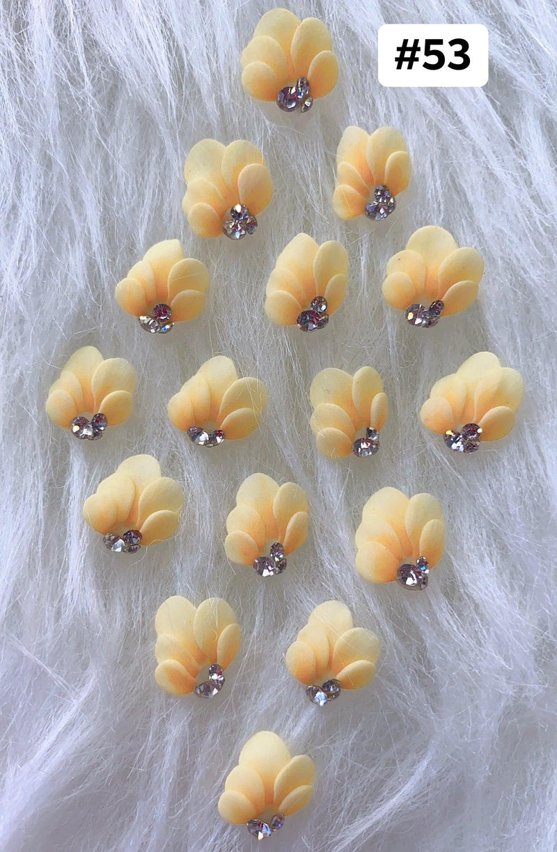 Handmade Nail 3D Flower (#051 - #060) - Angelina Nail Supply NYC