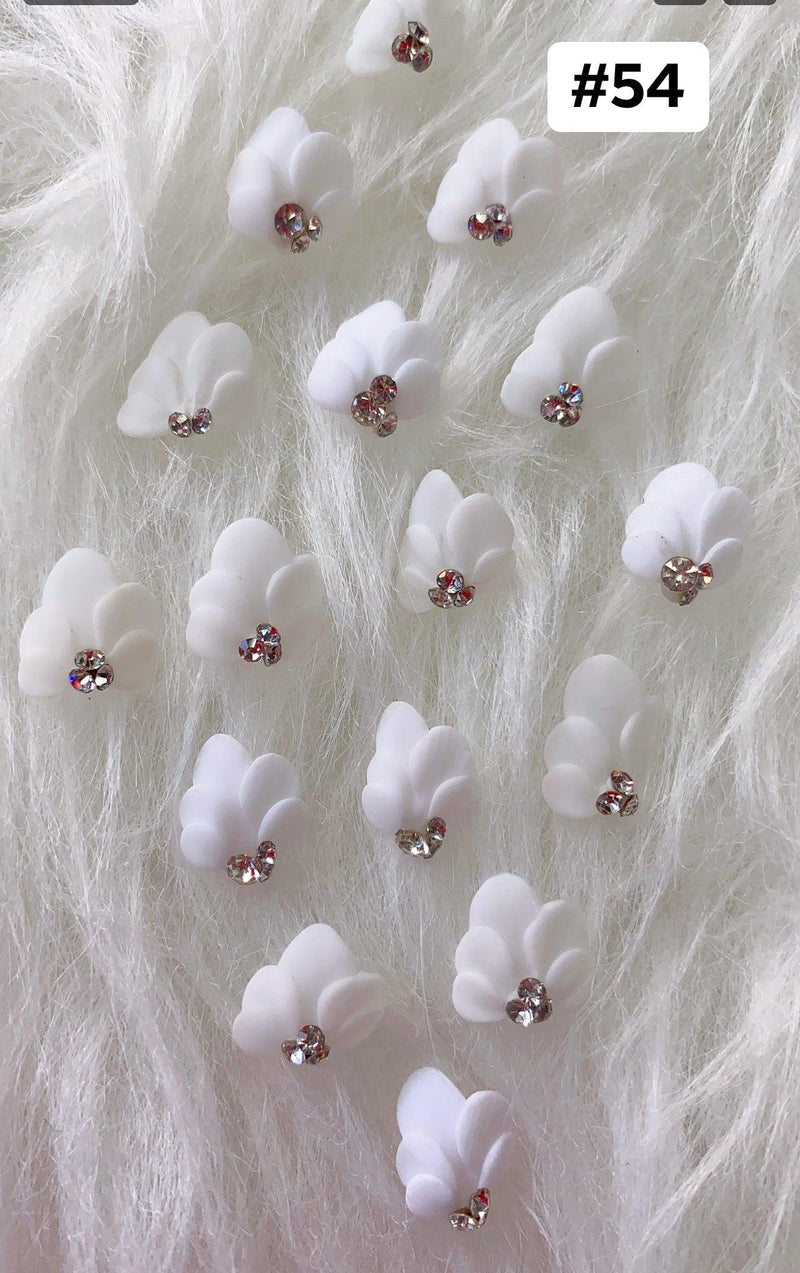 Handmade Nail 3D Flower (#051 - #060) - Angelina Nail Supply NYC