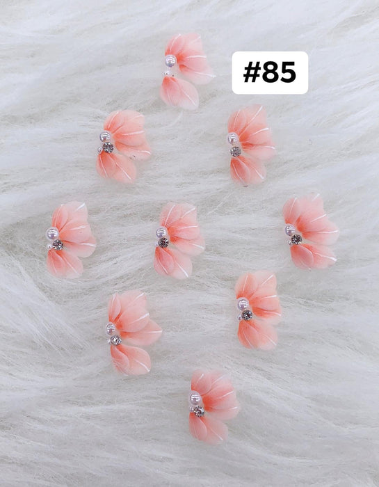 Handmade Nail 3D Flower (#081 - #090) - Angelina Nail Supply NYC
