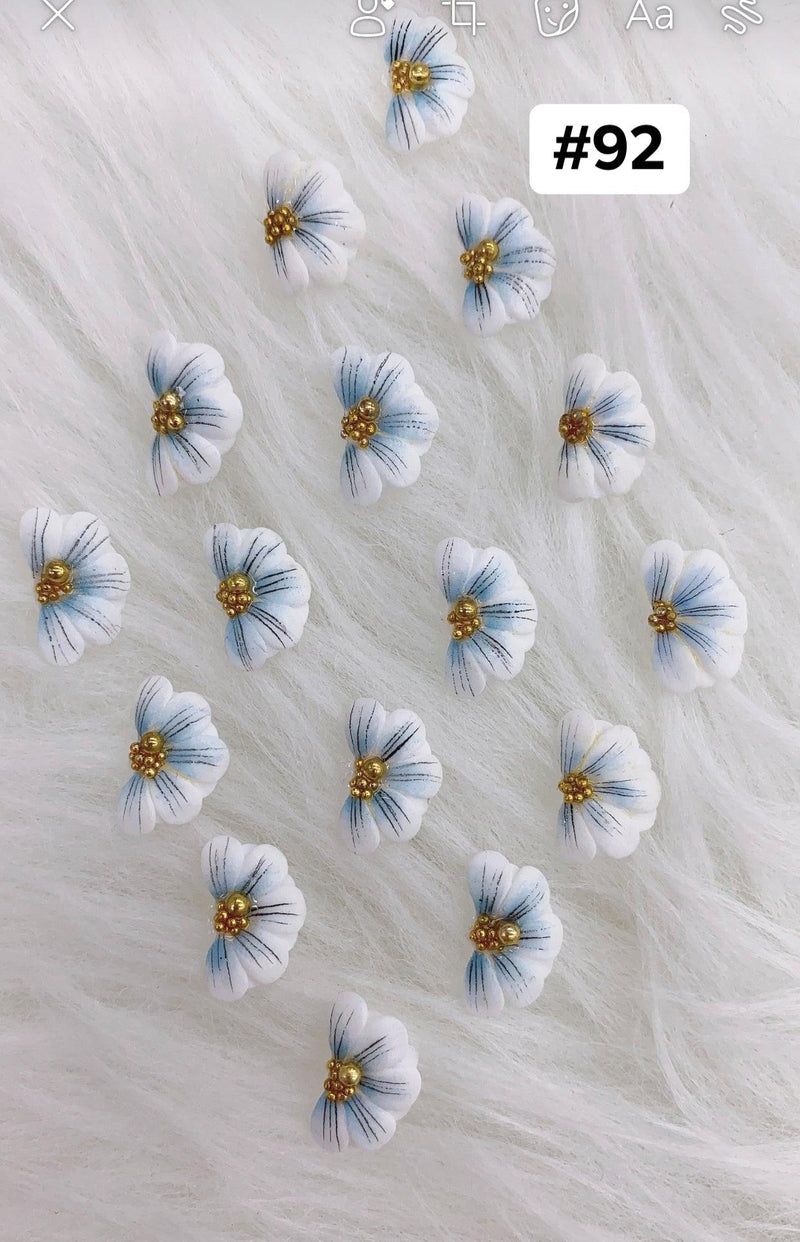 Handmade Nail 3D Flower (#091 - #100 ) - Angelina Nail Supply NYC