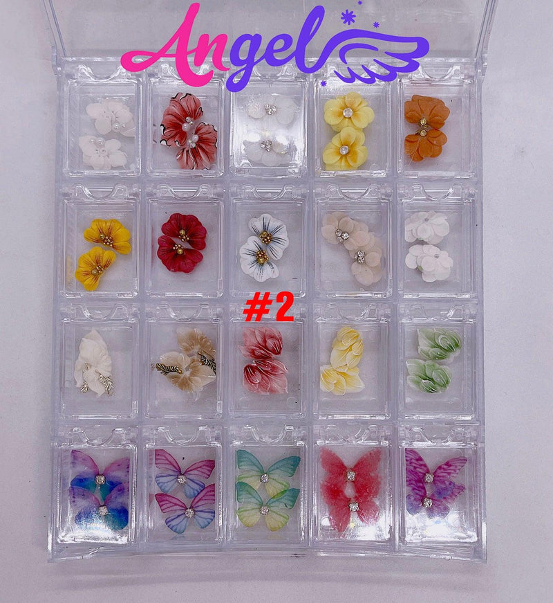 Handmade Nail 3D Flower Combo - Angelina Nail Supply NYC