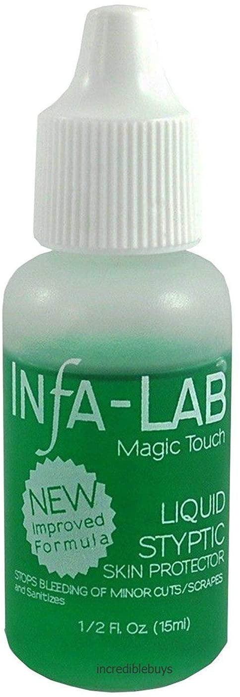 Infa Lab Styptic Liquid Stop Bleeding (Box/12pcs) - Angelina Nail Supply NYC