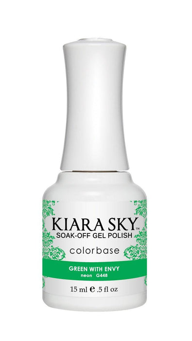 Kiara Sky Gel Color 448 Green With Envy - Angelina Nail Supply NYC