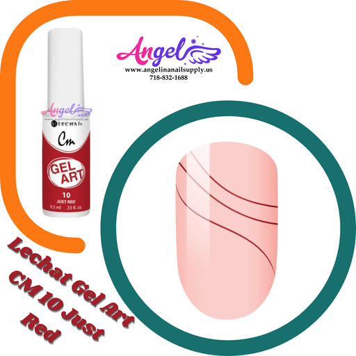 Lechat Gel Art CM 10 Just Red - Angelina Nail Supply NYC