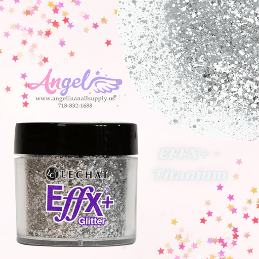 Lechat Glitter EFFX+-50 Titanium - Angelina Nail Supply NYC