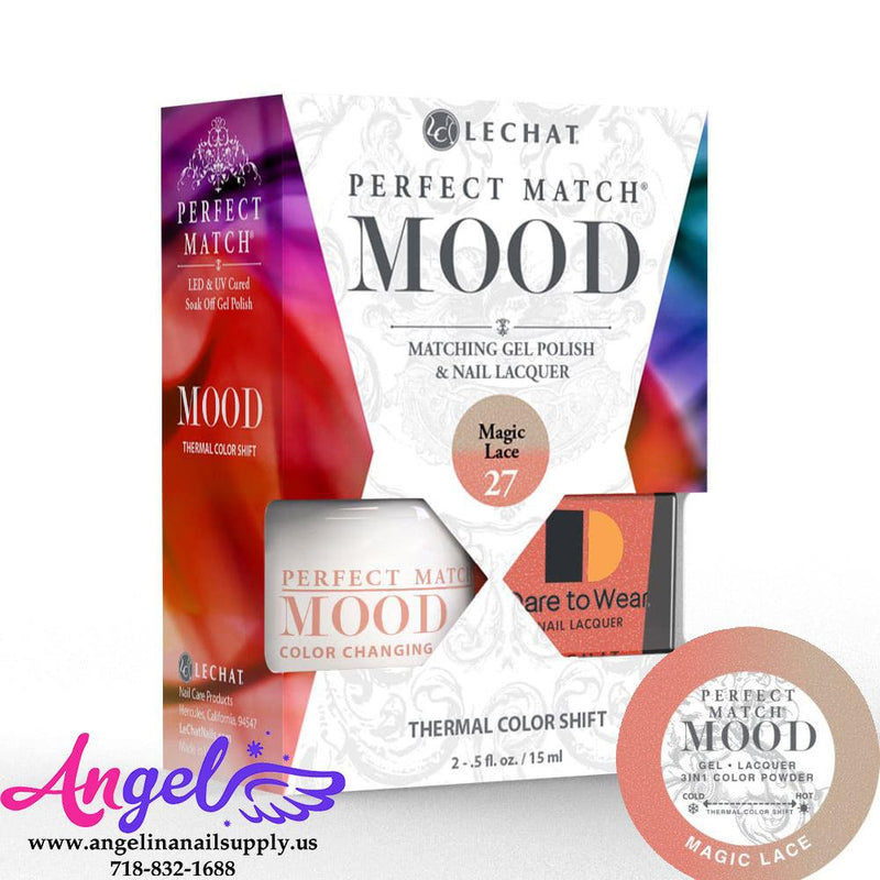 Lechat Mood Gel Duo 27 Magic Lace - Angelina Nail Supply NYC