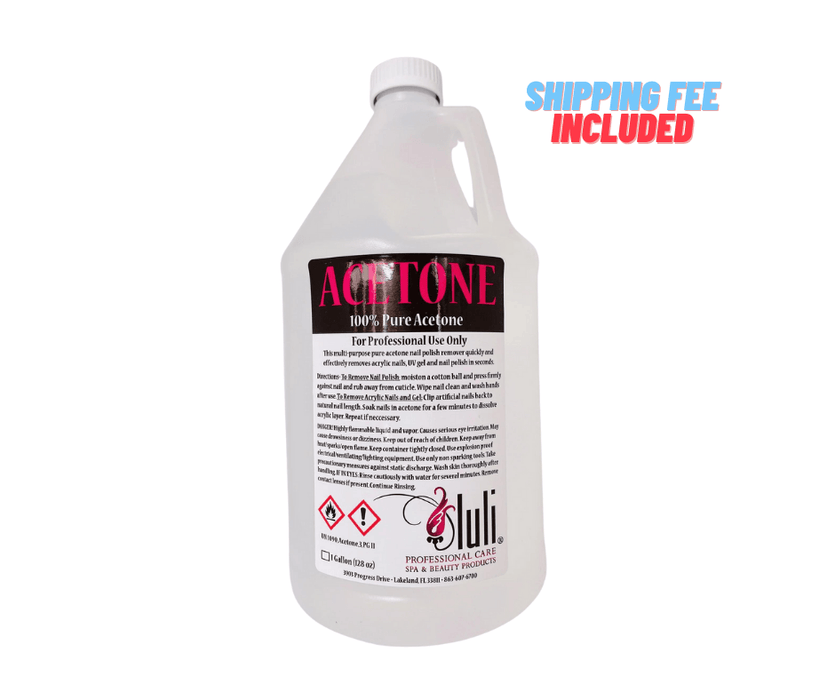 Luli 100% Pure Acetone (Gallon) - Angelina Nail Supply NYC