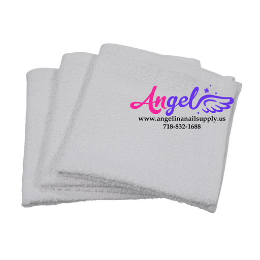 Manicure Towel - White (Pack of 10) - Angelina Nail Supply NYC