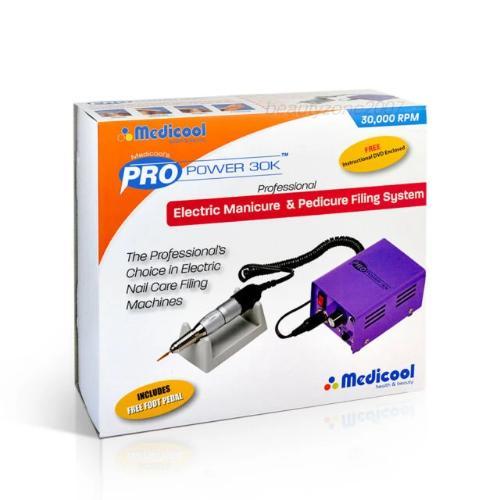 Medicool Pro Power 30K Filing Machine (Purple) | Nail Drill - Angelina Nail Supply NYC