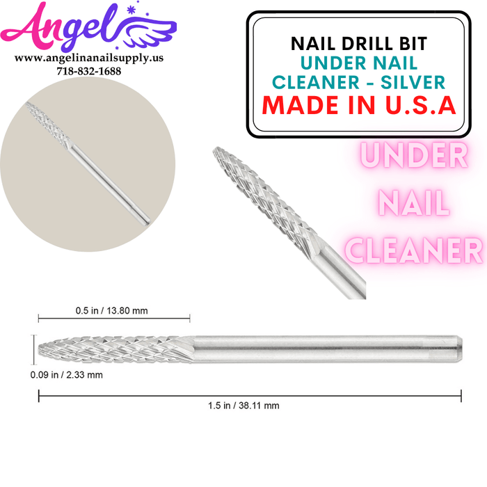 Nail Drill Bit - Under Nail Cleaner - Angelina Nail Supply NYC