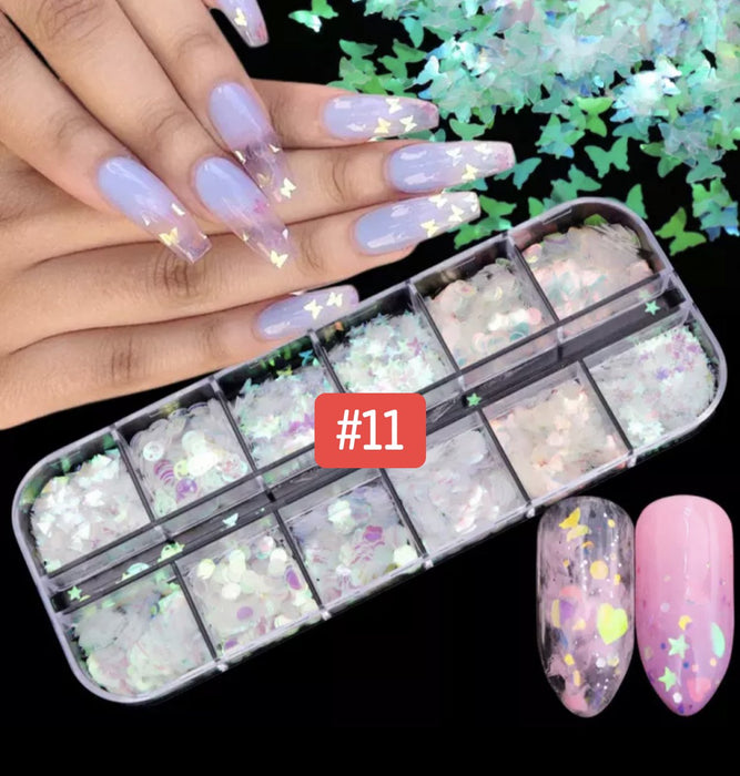 Nail Glitter - Design Box - Angelina Nail Supply NYC