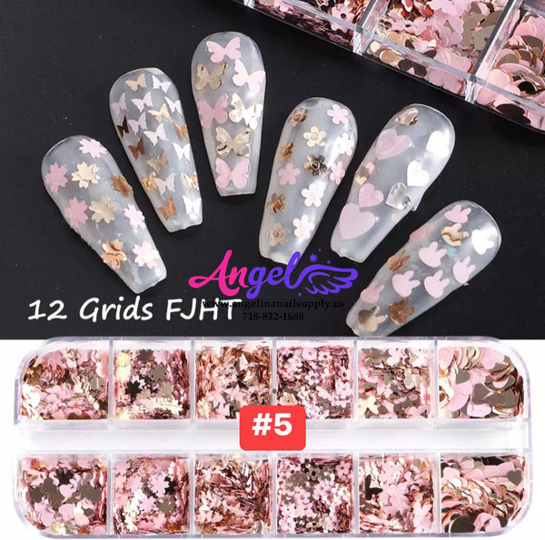 Nail Glitter Design Box