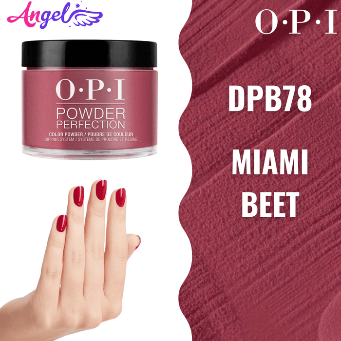 OPI Dip Powder DP B78 Miami Beet - Angelina Nail Supply NYC