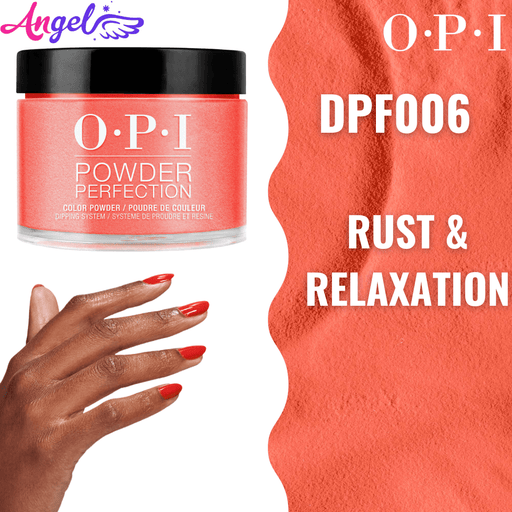 OPI Dip Powder DP F006 Rust & Relaxation - Angelina Nail Supply NYC