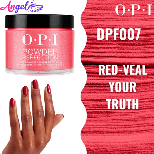 OPI Dip Powder DP F007 Red-Veal Your Truth - Angelina Nail Supply NYC