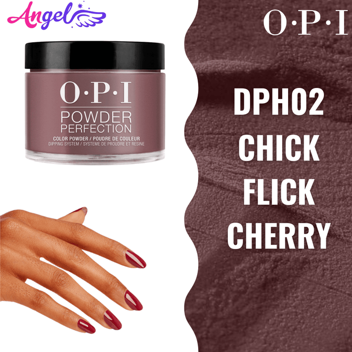 OPI Dip Powder DP H02 Chick Flick Cherry - Angelina Nail Supply NYC