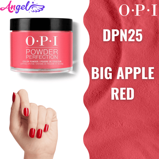 OPI Dip Powder DP N25 Big Apple Red - Angelina Nail Supply NYC
