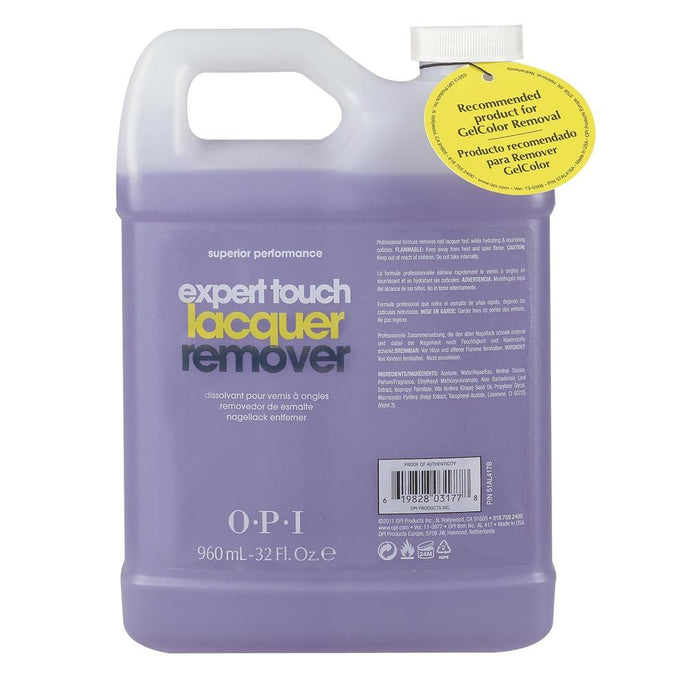 OPI Expert Touch Lacquer Remover - Angelina Nail Supply NYC