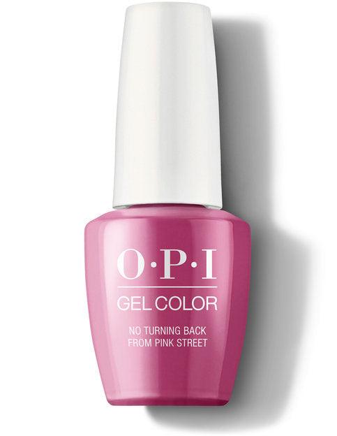 OPI Gel Color GC L19 NO TURNING BACK FROM PINK STREET - Angelina Nail Supply NYC
