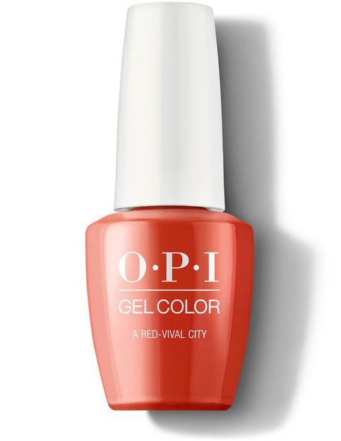OPI Gel Color GC L22 A RED-VIVAL CITY - Angelina Nail Supply NYC