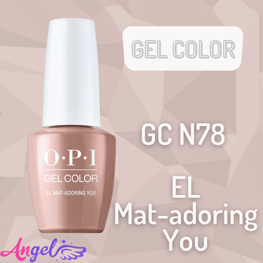 OPI Gel Color GC N78 EL MAT-ADORING YOU - Angelina Nail Supply NYC