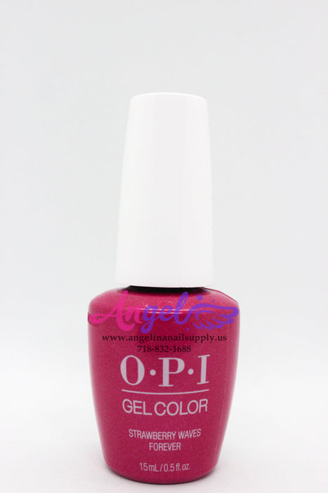 OPI Gel Color GC N84 STRAWBERRY WAVES FOREVER - Angelina Nail Supply NYC