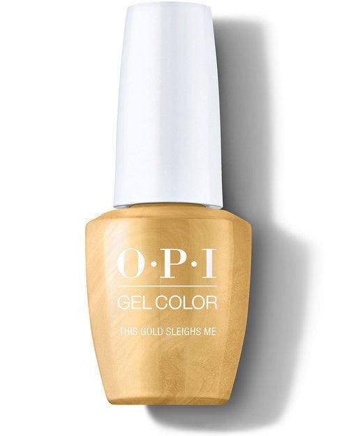 OPI Gel Color HP M05 THIS GOLD SLEIGHS ME - Angelina Nail Supply NYC