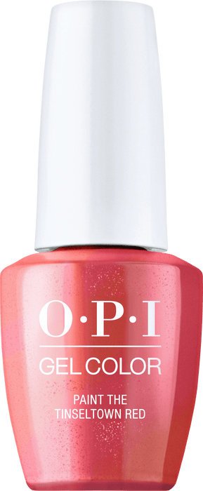 OPI Gel Color HP N06 PAINT THE TINSELTOWN RED - Angelina Nail Supply NYC