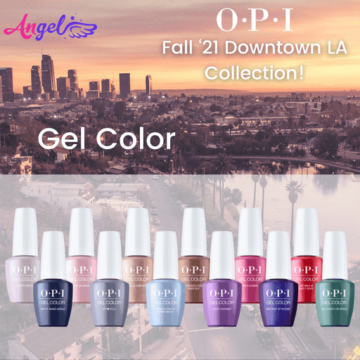 OPI Gel Colors - Downtown LA Collection 12 Colors | Fall 2021 - Angelina Nail Supply NYC