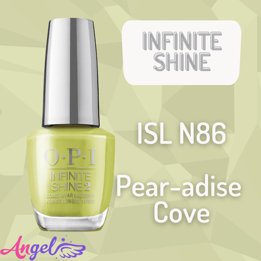 OPI Infinite Shine ISL N86 PEAR-ADISE COVE - Angelina Nail Supply NYC