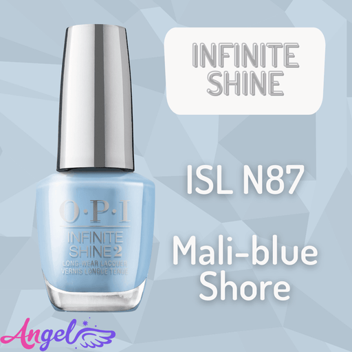 OPI Infinite Shine ISL N87 MALI-BLUE SHORE - Angelina Nail Supply NYC