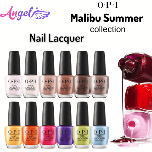 OPI Nail Lacquer - Malibu Collection 12 Colors | Summer 2021 - Angelina Nail Supply NYC