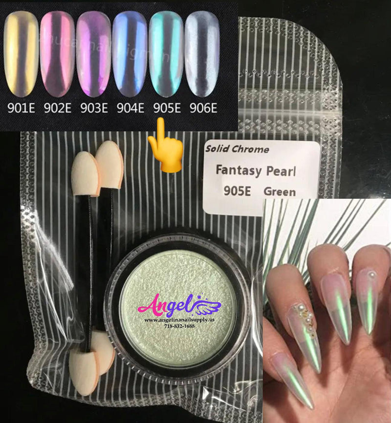 Pearl Chrome Pigment - Angelina Nail Supply NYC