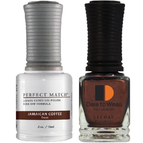 Perfect Match Gel Duo PMS 032 JAMAICAN COFFEE - Angelina Nail Supply NYC