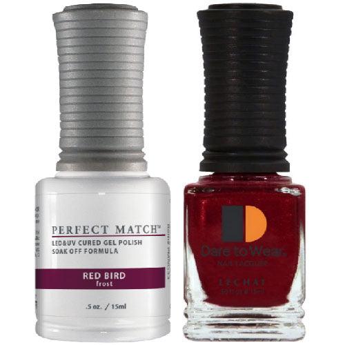 Perfect Match Gel Duo PMS 033 RED BIRD - Angelina Nail Supply NYC