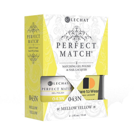 Perfect Match Gel Duo PMS 043N MELLOW YELLOW - Angelina Nail Supply NYC