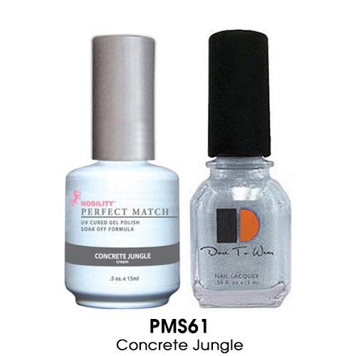 Perfect Match Gel Duo PMS 061 CONCRETE JUNGLE - Angelina Nail Supply NYC