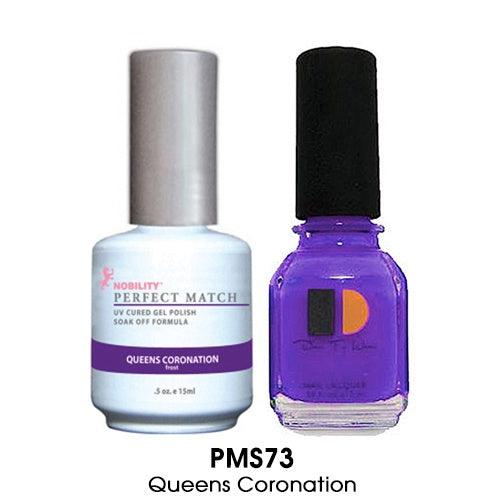 Perfect Match Gel Duo PMS 073 QUEENS CORONATION - Angelina Nail Supply NYC