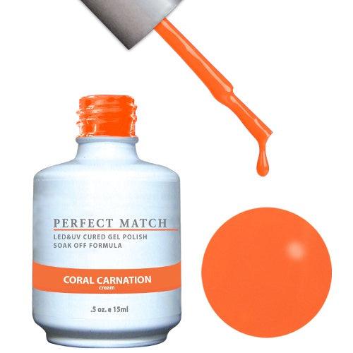 Perfect Match Gel Duo PMS 097 CORAL CAMATION - Angelina Nail Supply NYC