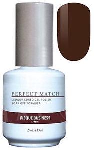 Perfect Match Gel Duo PMS 184 RISQUE BUSINESS - Angelina Nail Supply NYC