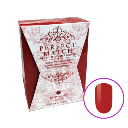 Perfect Match Gel Duo PMS 189 RED HAUTE - Angelina Nail Supply NYC